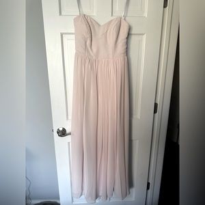 Blush formal dress